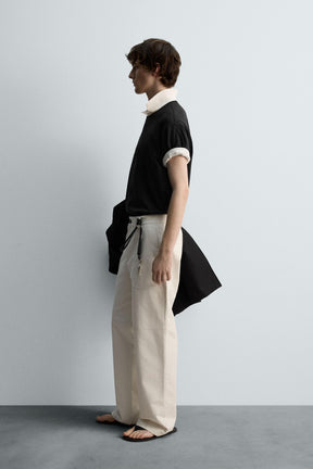 REGULAR FIT TROUSERS WITH POCKETS - Image 4