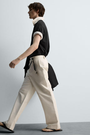 REGULAR FIT TROUSERS WITH POCKETS - Image 7