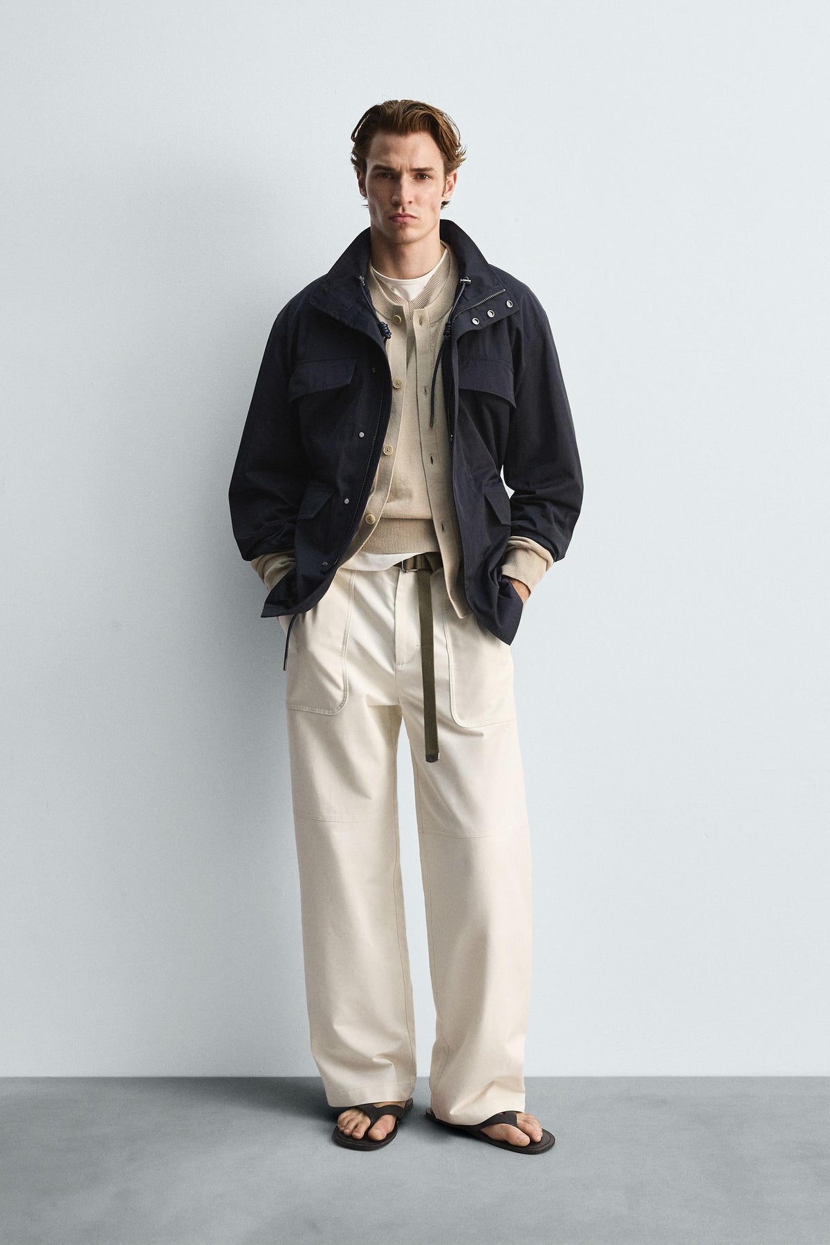 TECHNICAL PARKA WITH POCKETS - Image 1