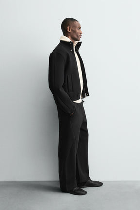 NEOPRENE-EFFECT BOXY FIT JACKET - Image 4