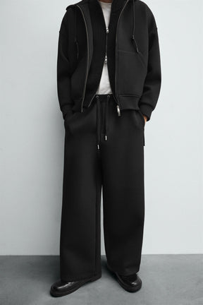 Wide Neoprene Trousers