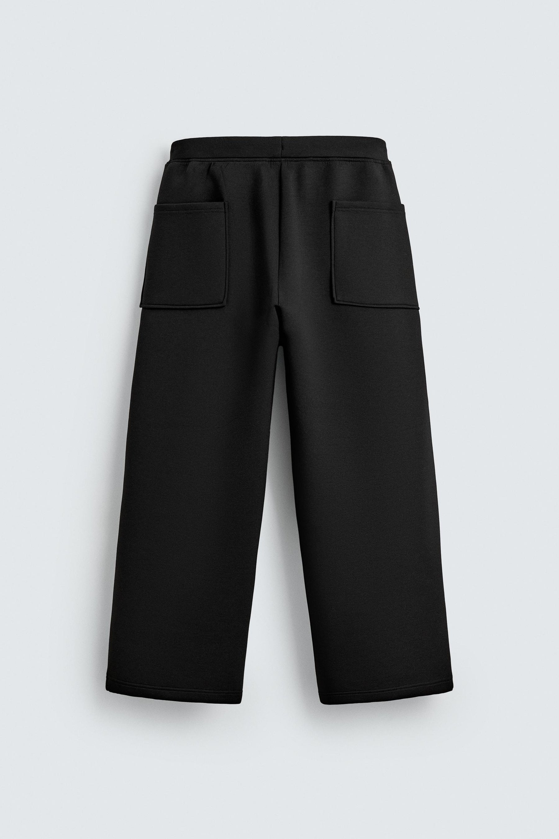 Wide Neoprene Trousers