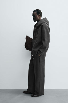 Wide Neoprene Trousers