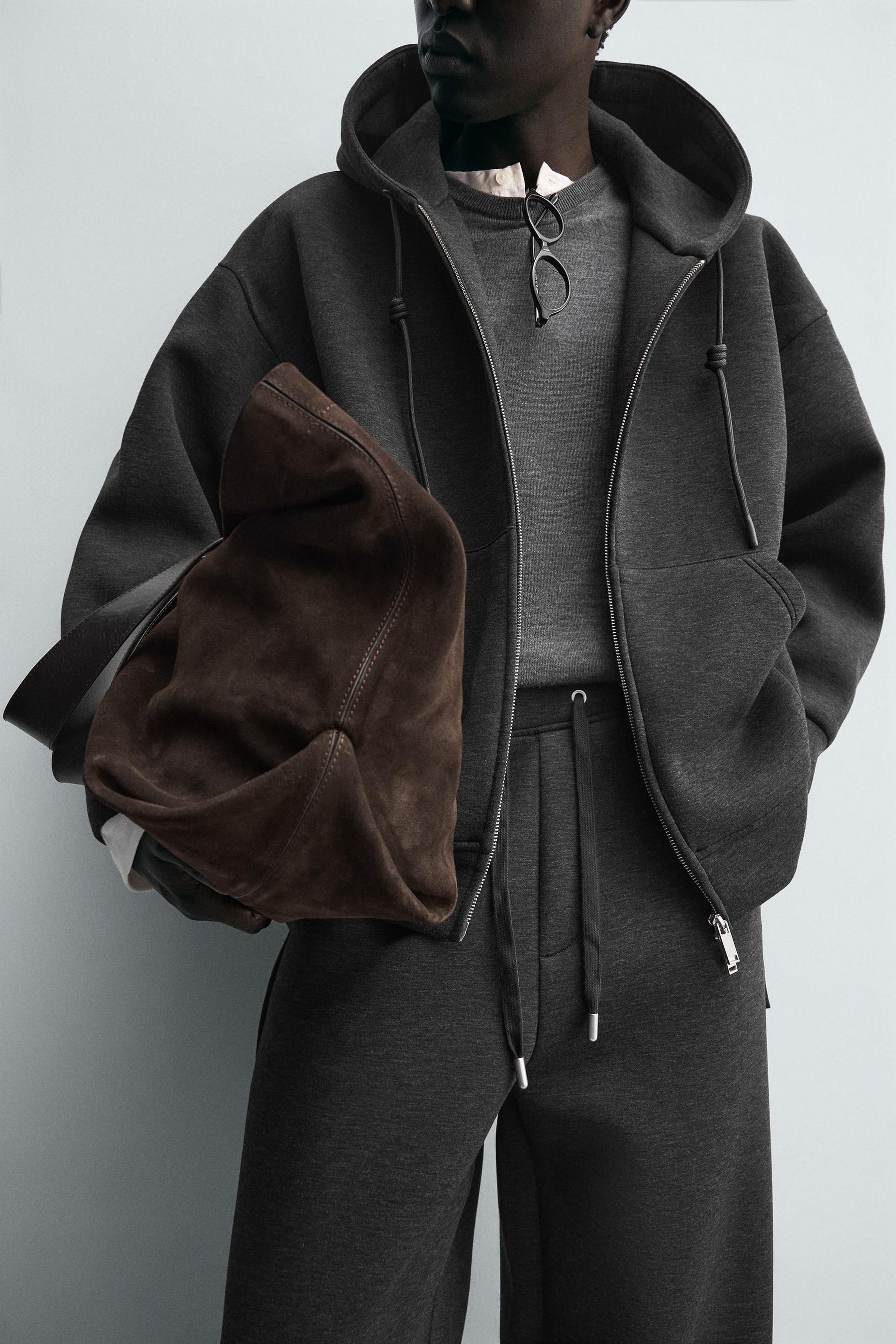 Wide Neoprene Trousers