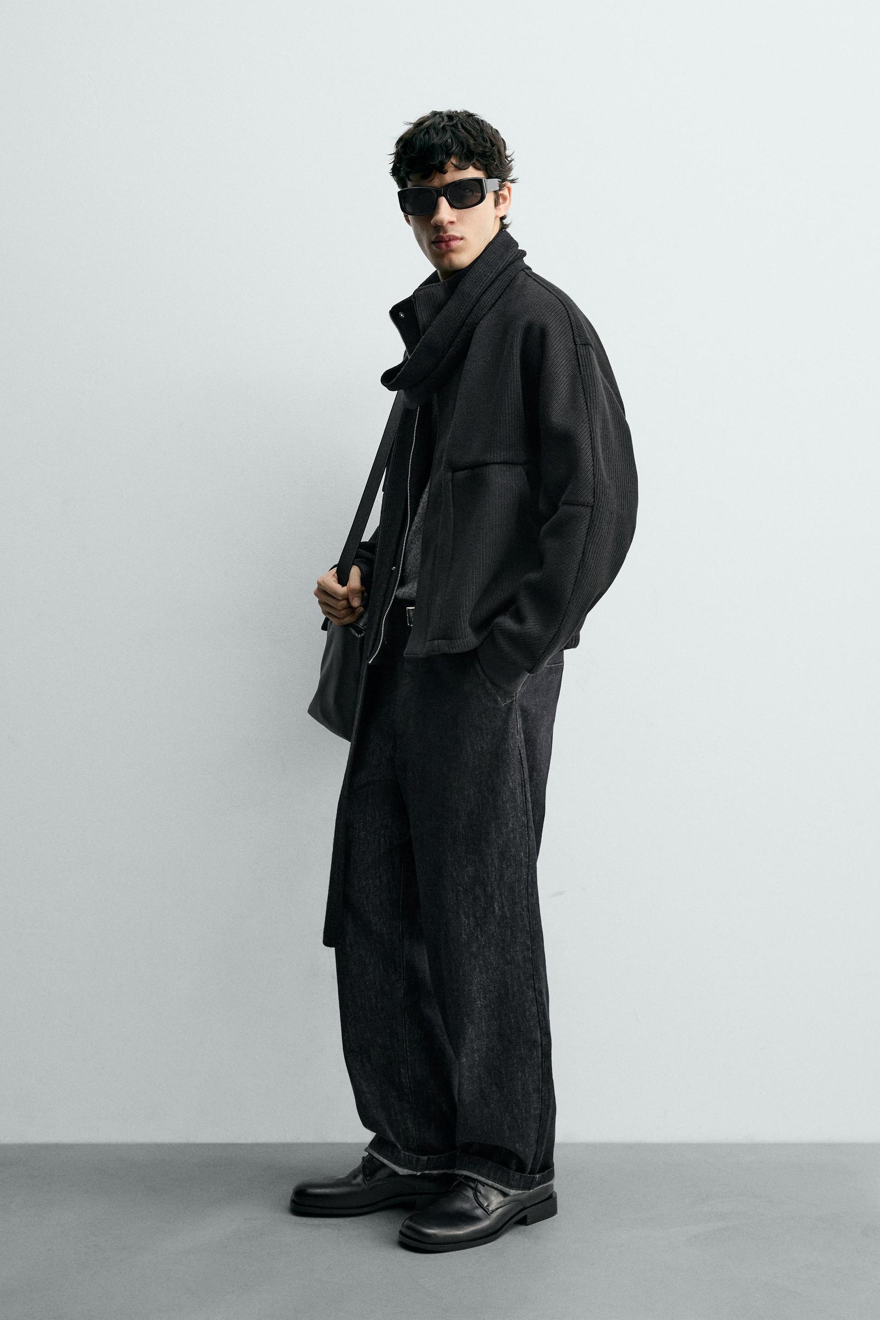 RIBBED BOXY FIT JACKET - Image 4