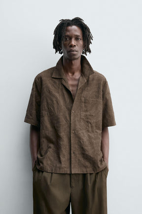 FLORAL JACQUARD SHIRT - Image 2