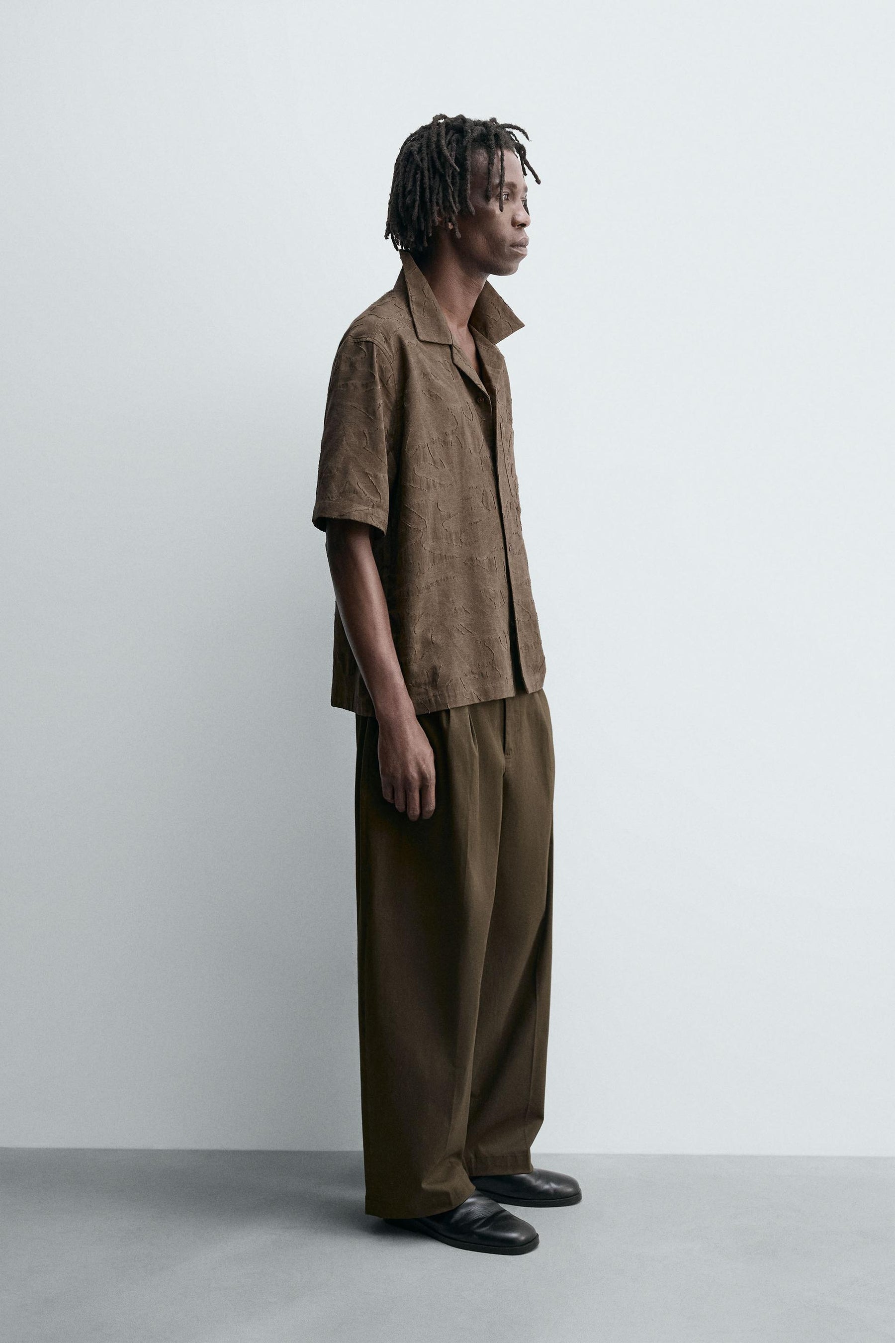 FLORAL JACQUARD SHIRT - Image 4