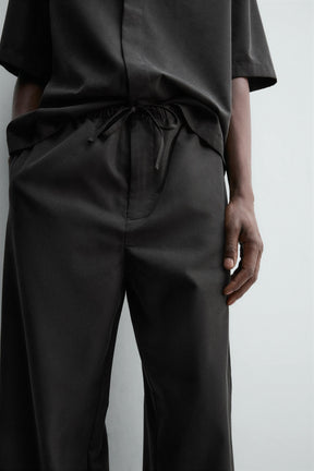 FLOWING RELAXED FIT TROUSERS - Image 5