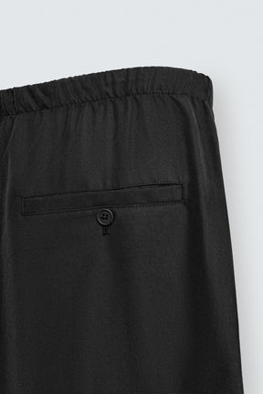 FLOWING RELAXED FIT TROUSERS - Image 9