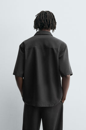 RELAXED FIT FLOWING SHIRT - Image 3