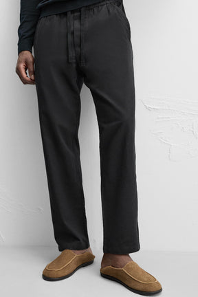 COTTON-LINEN RELAXED FIT TROUSERS - Image 5