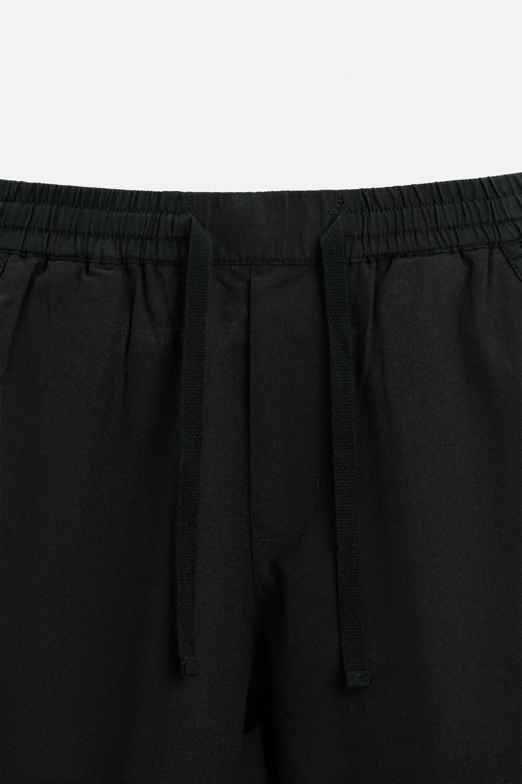 COTTON-LINEN RELAXED FIT TROUSERS - Image 9