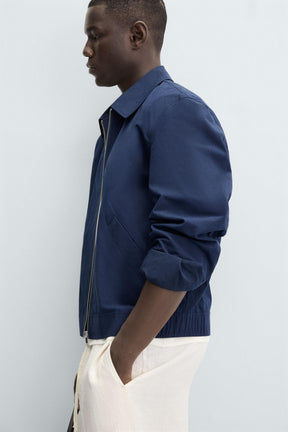 REGULAR FIT BOMBER JACKET - Image 6