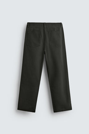 TEXTURED CANVAS TROUSERS - Image 8