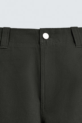 TEXTURED CANVAS TROUSERS - Image 9