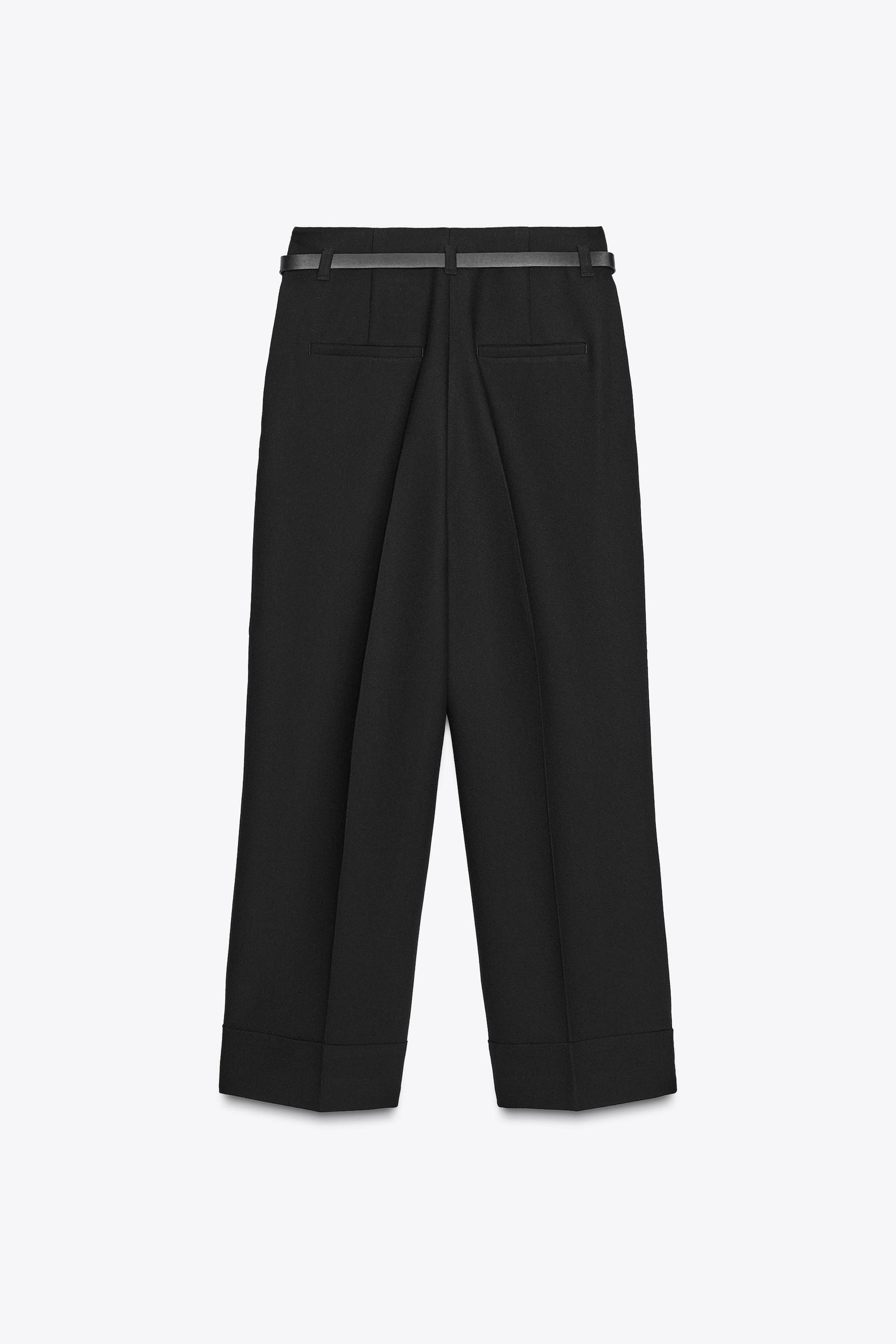 Turn-Up Hem Trousers