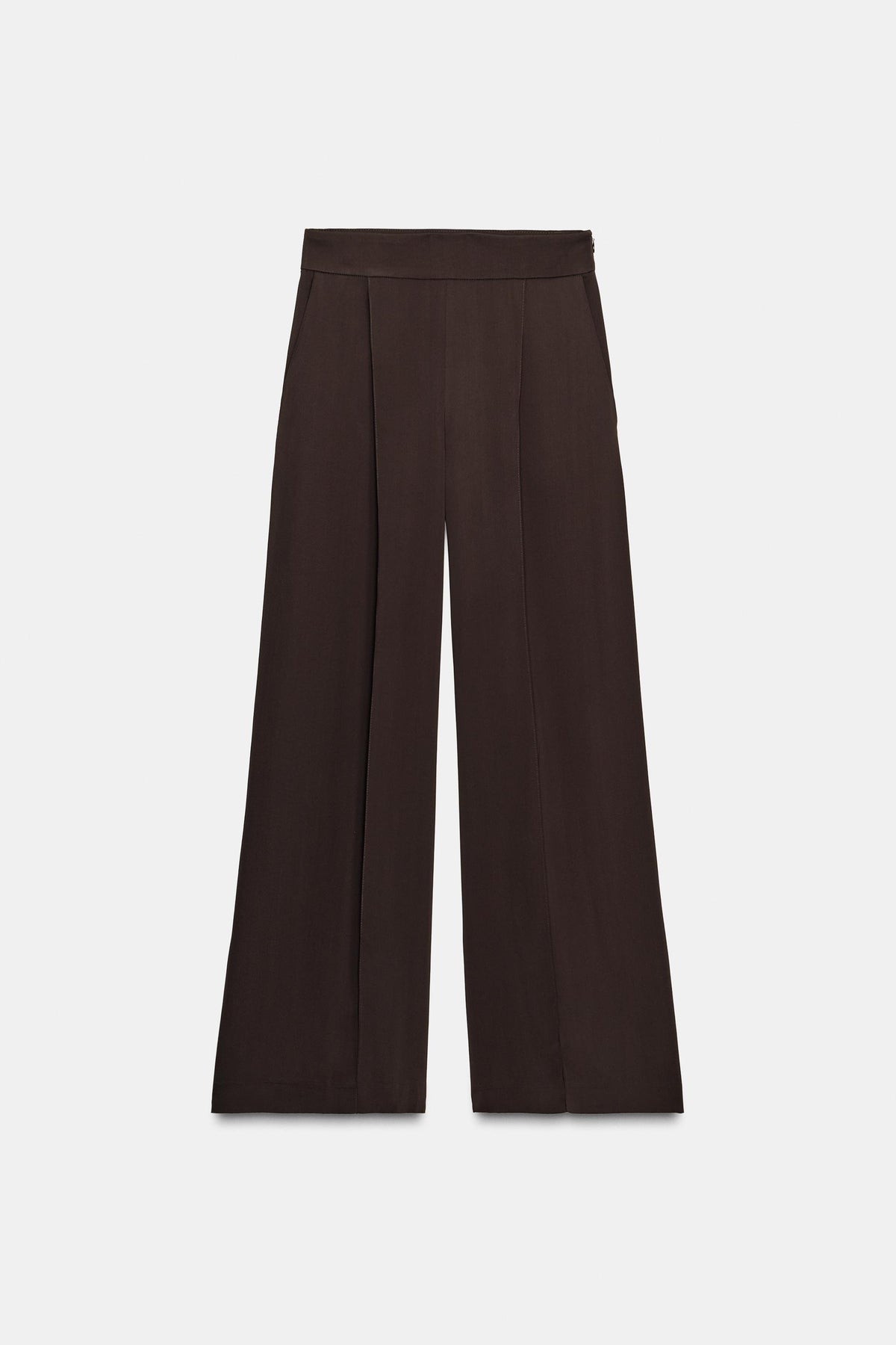 Loose-Fitting Darted Trousers