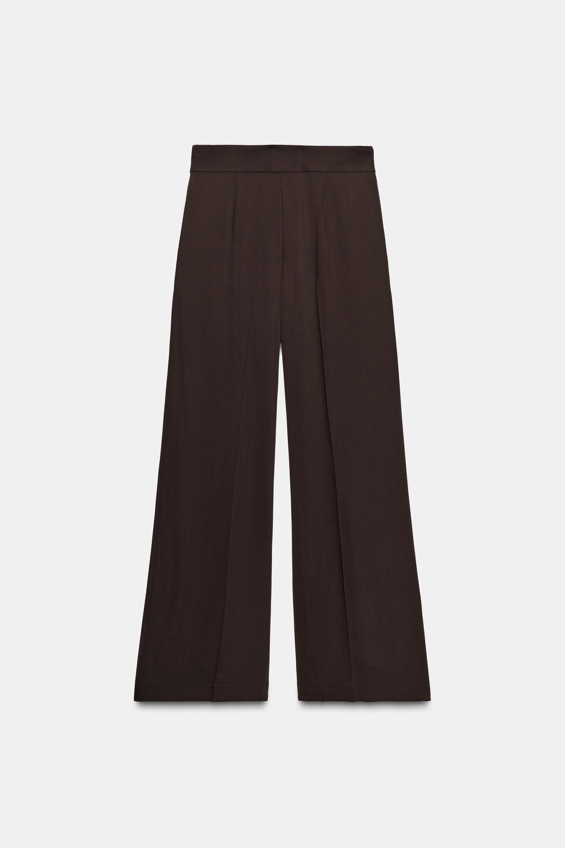 Loose-Fitting Darted Trousers