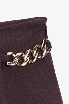 PLEATED BERMUDA SHORTS