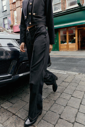 Straight Trousers with Dart