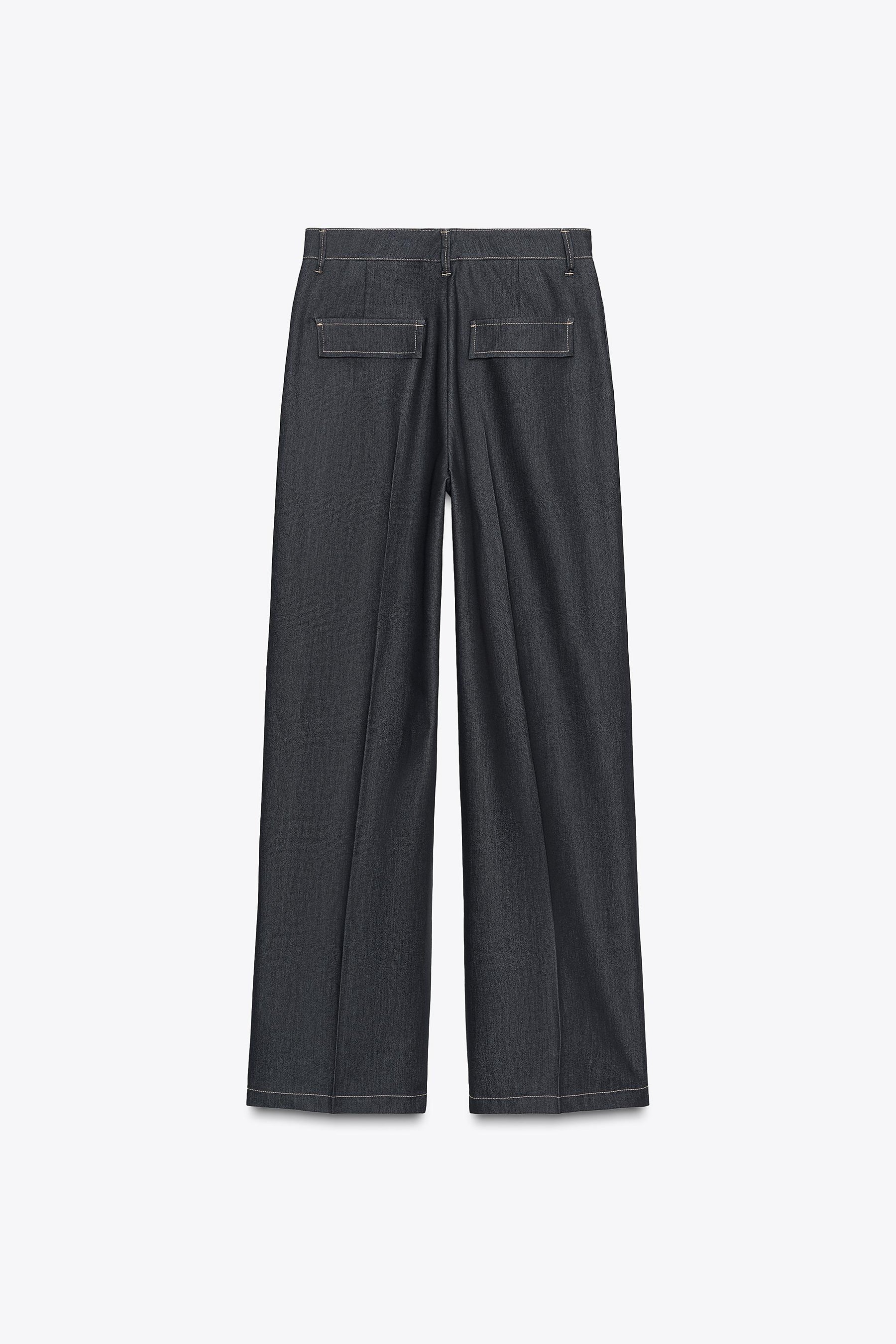 Straight Trousers with Dart