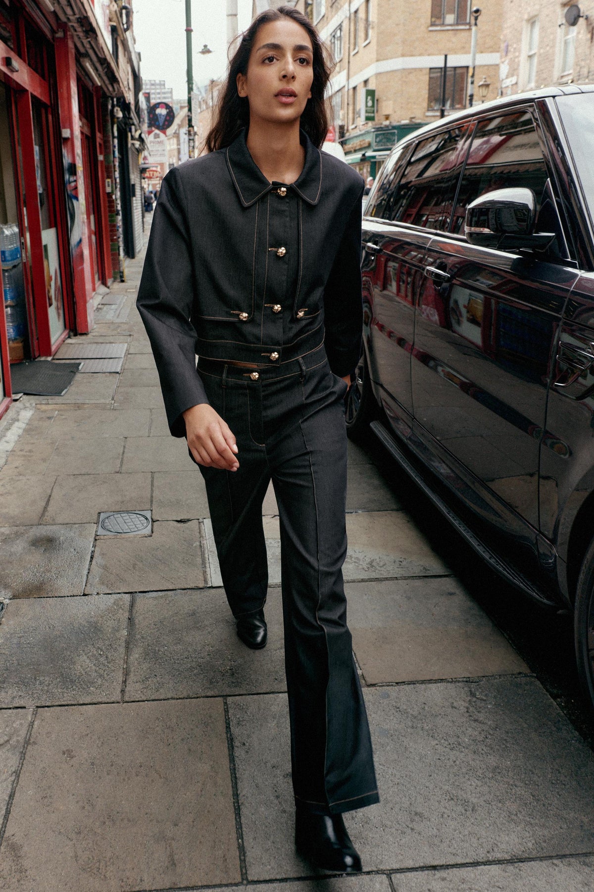 Straight Trousers with Dart