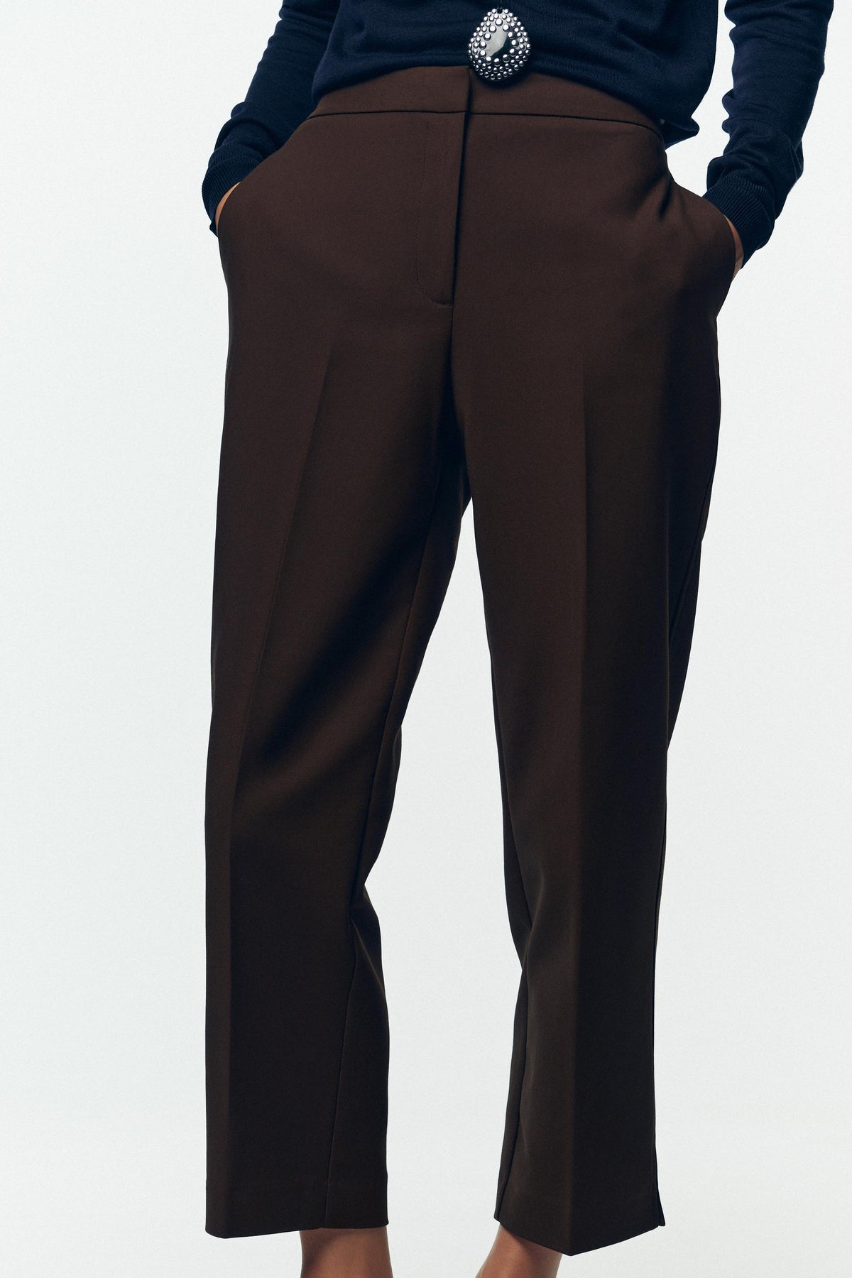 Vented Hem Trousers