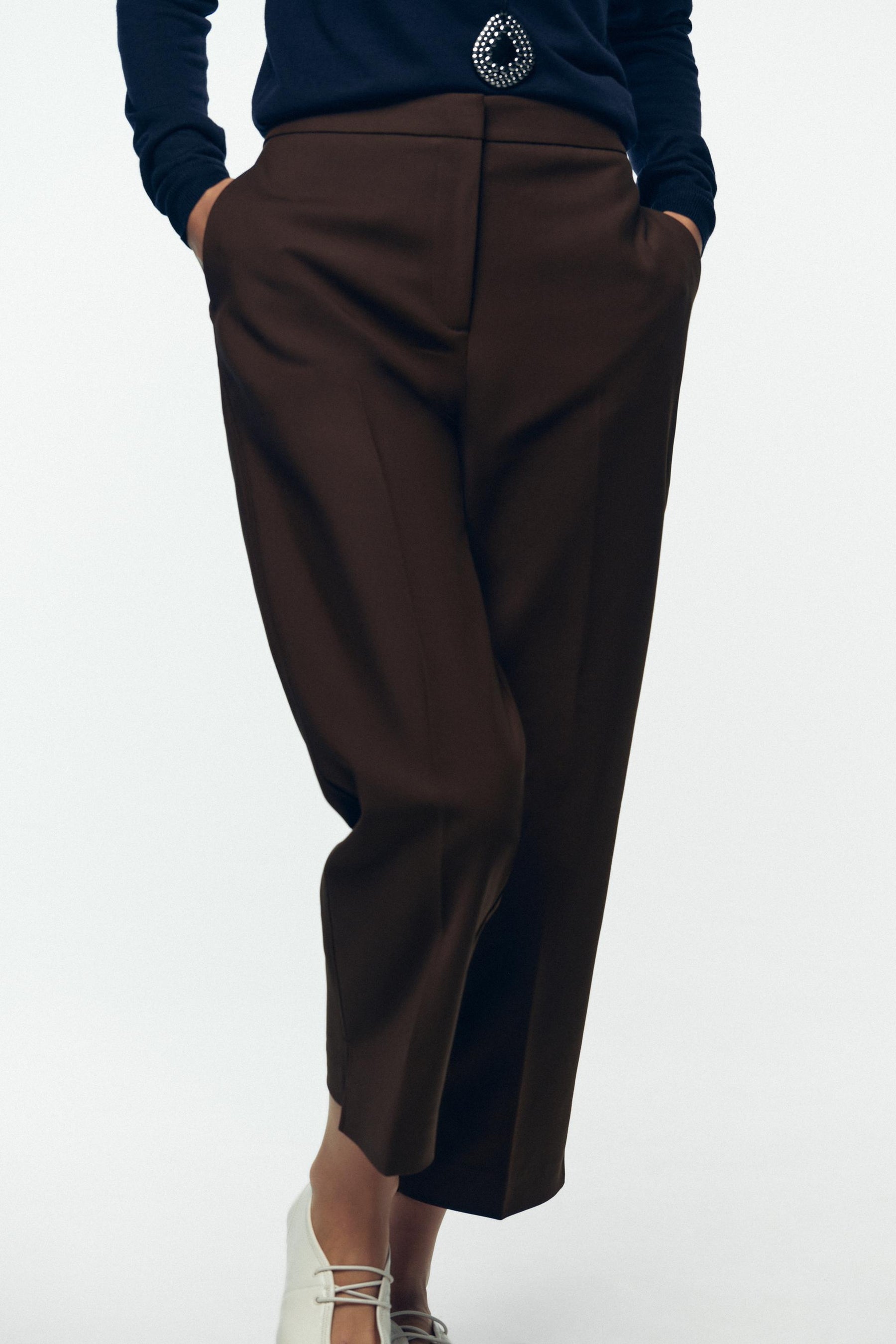 Vented Hem Trousers