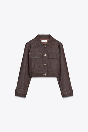 CONTRAST STITCHING JACKET