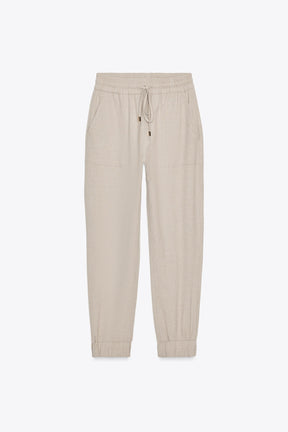 Cuffed Hem Trousers