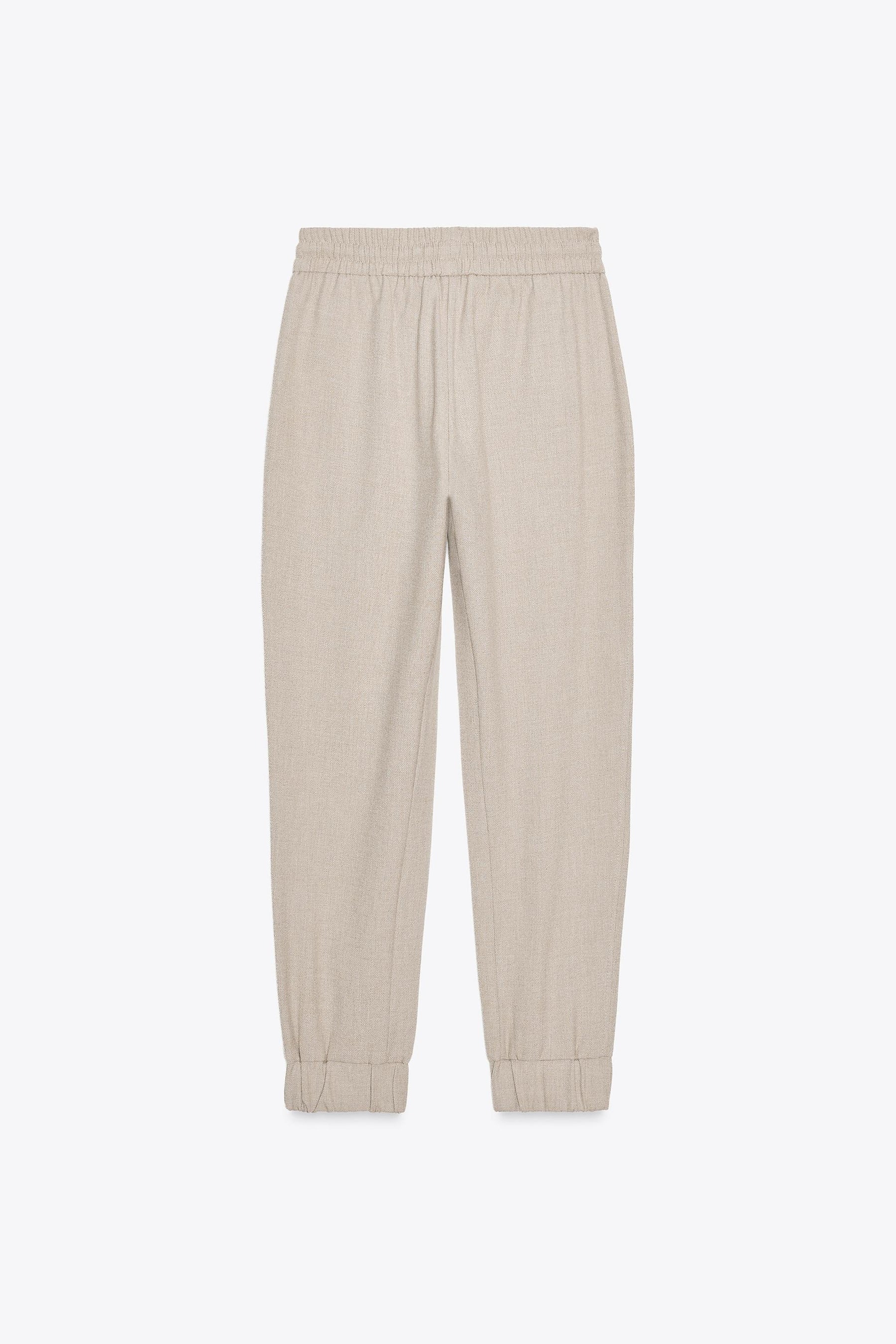 Cuffed Hem Trousers