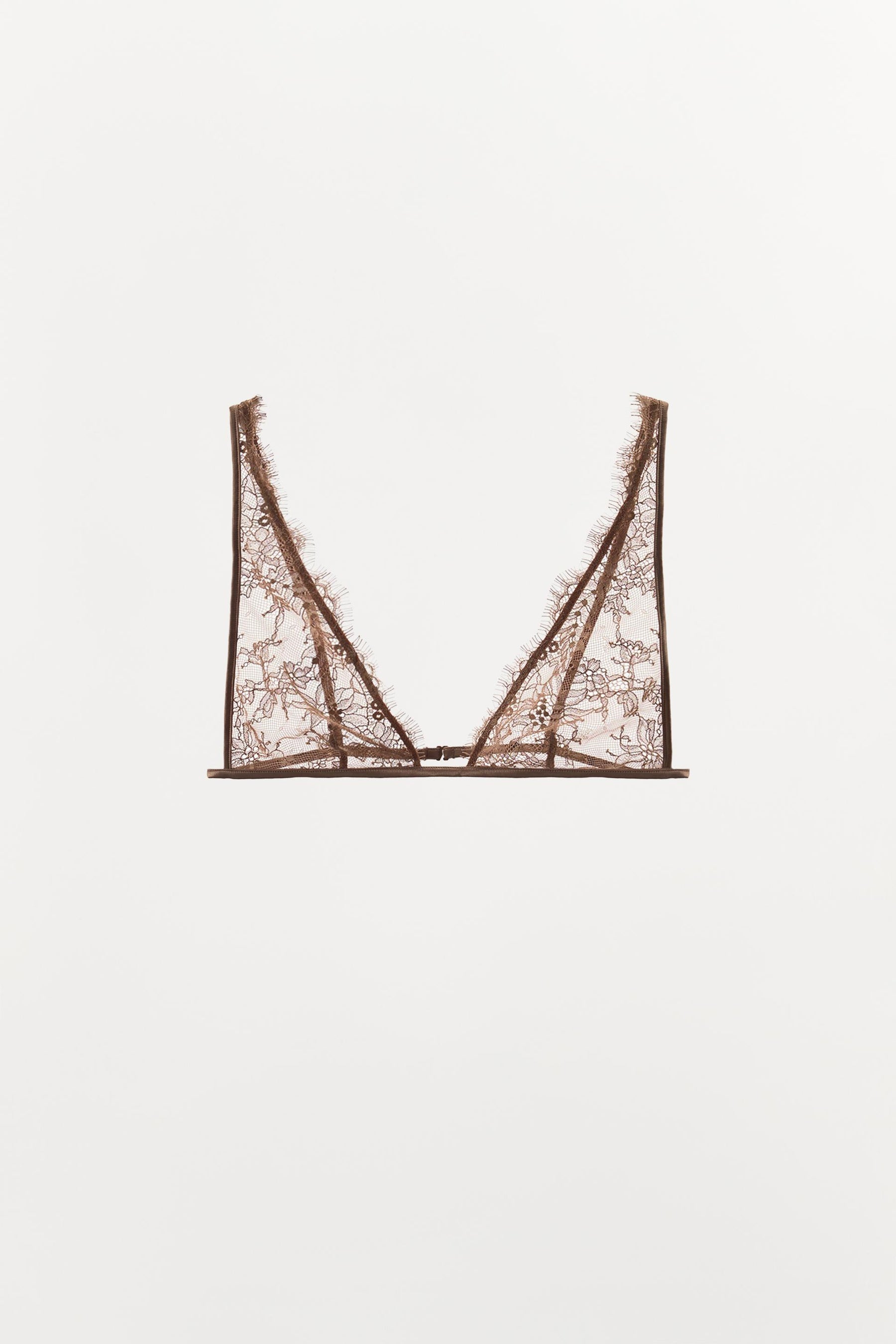 EMBROIDERED LACE BRALETTE