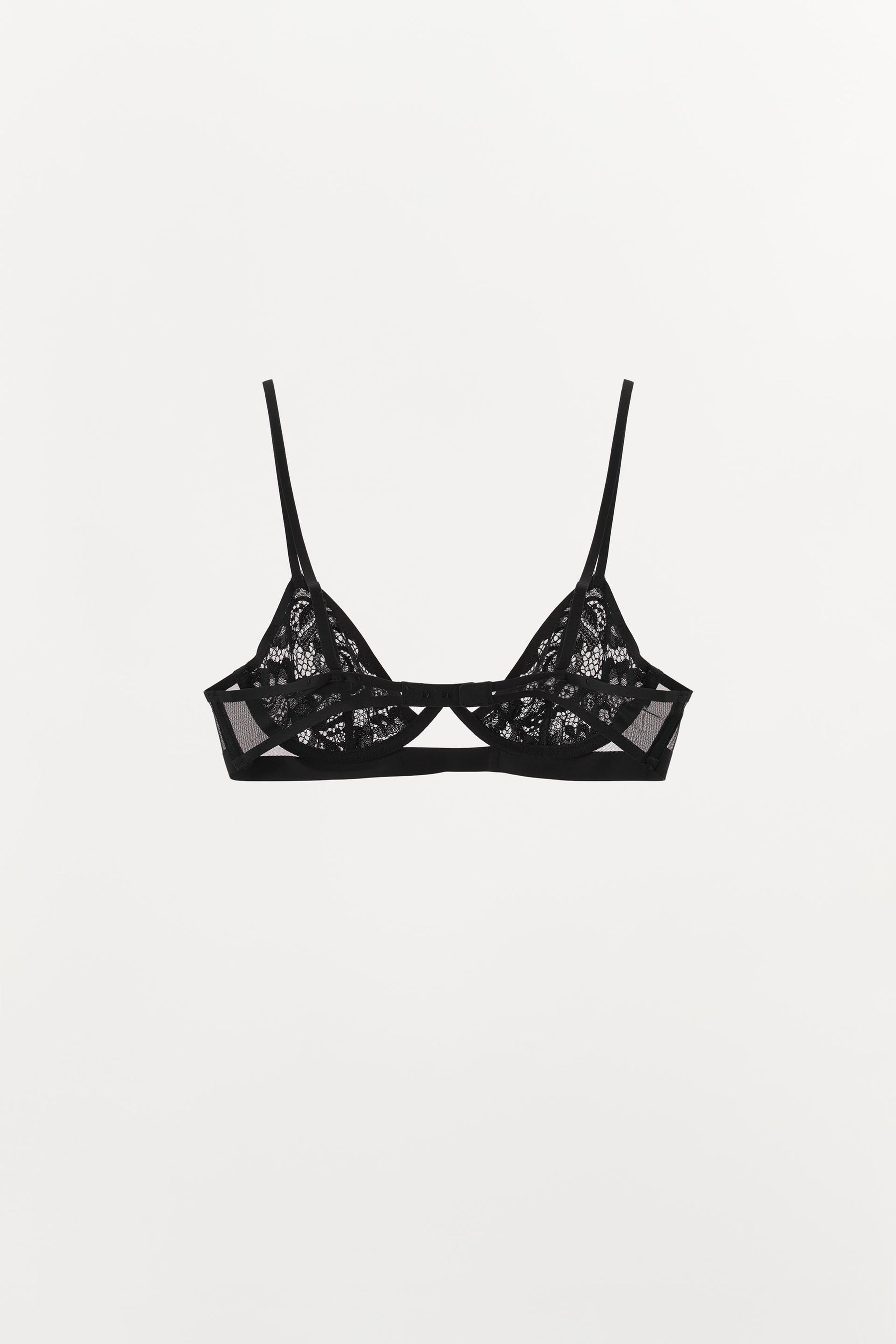 Lace underwired bra