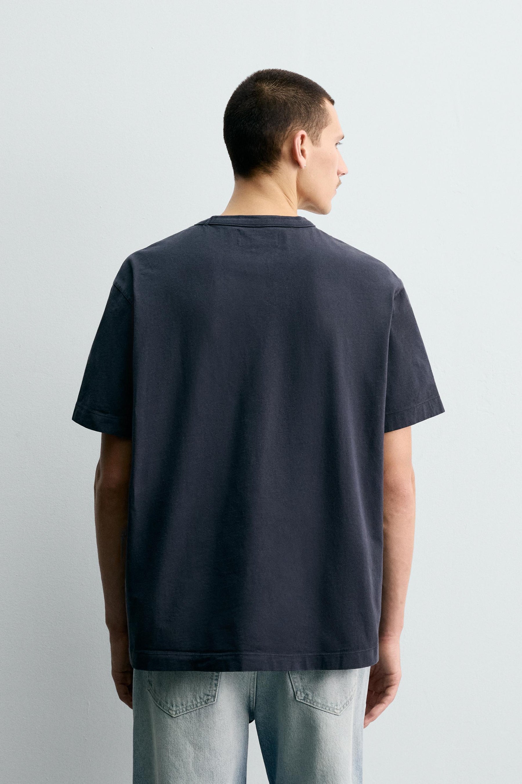 RELAXED FIT T-SHIRT WITH BINDING - Image 3