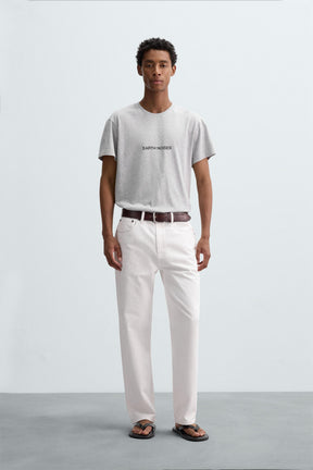 SLIM FIT SLOGAN T-SHIRT - Image 1