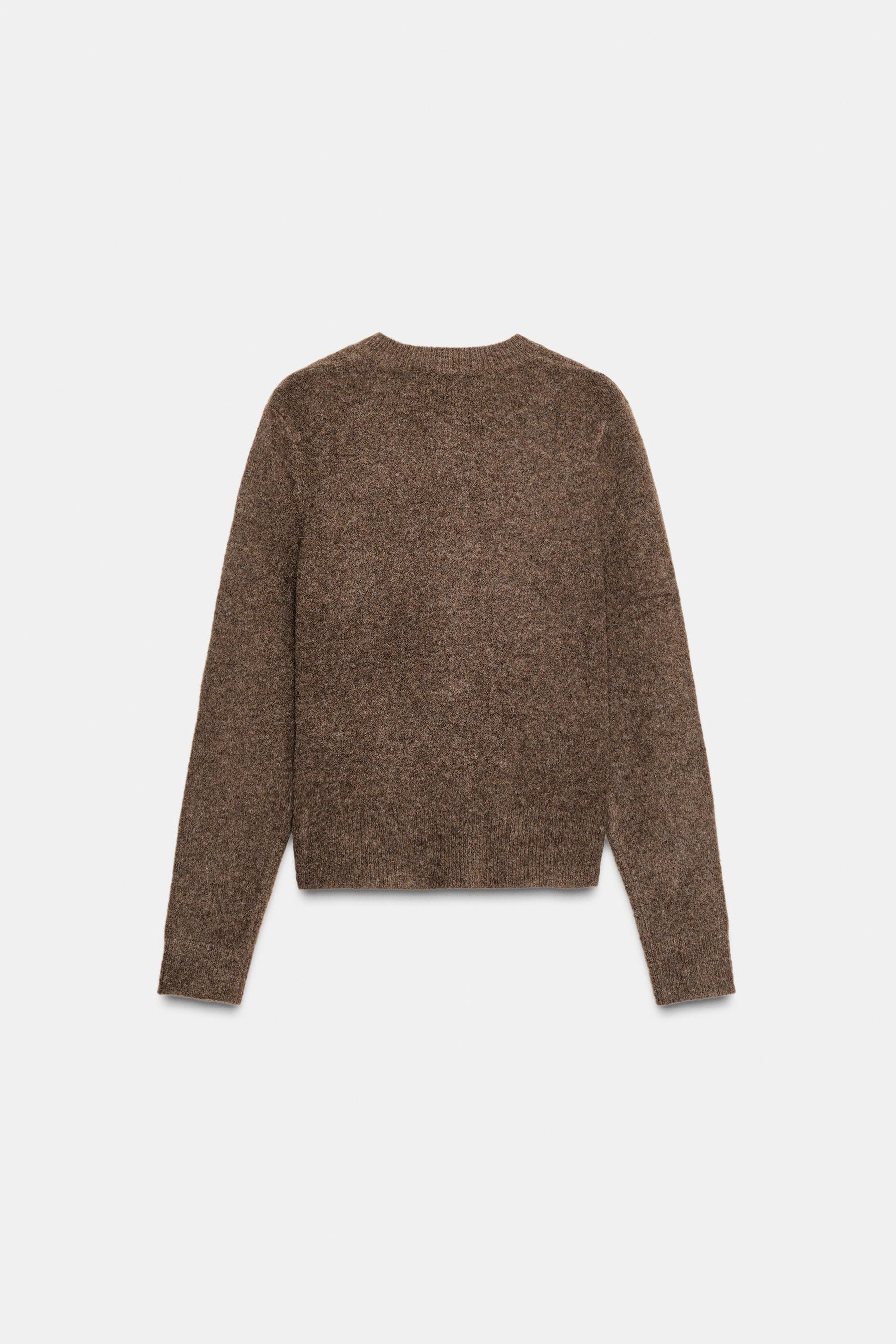 Knit Cardigan with Covered