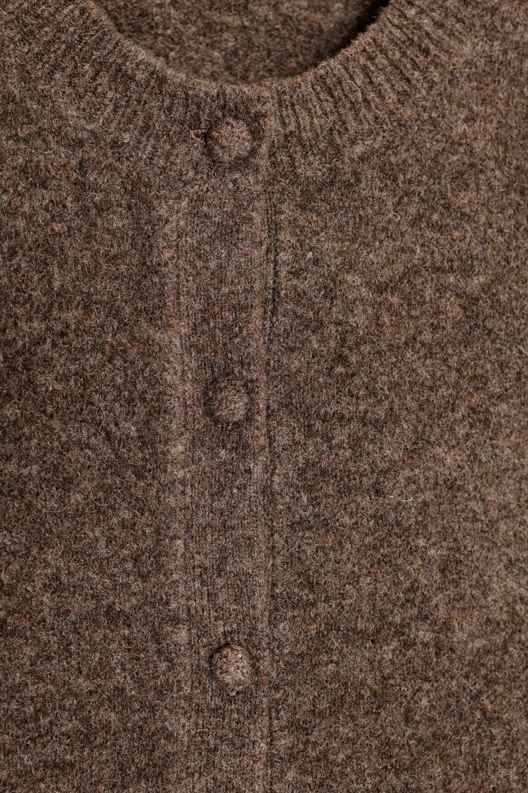 Knit Cardigan with Covered