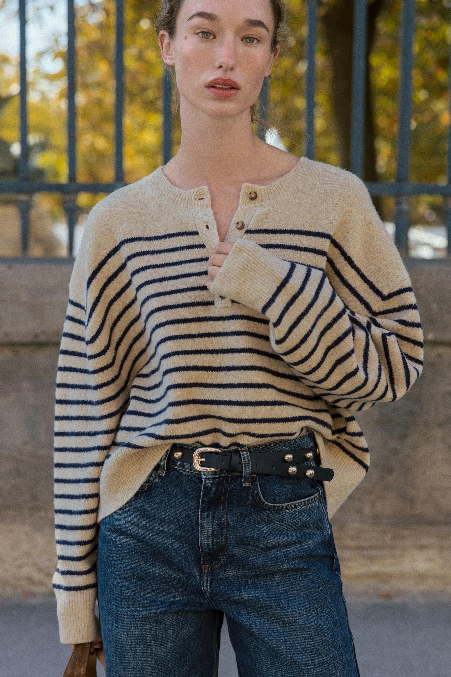 Striped Knit Jumper