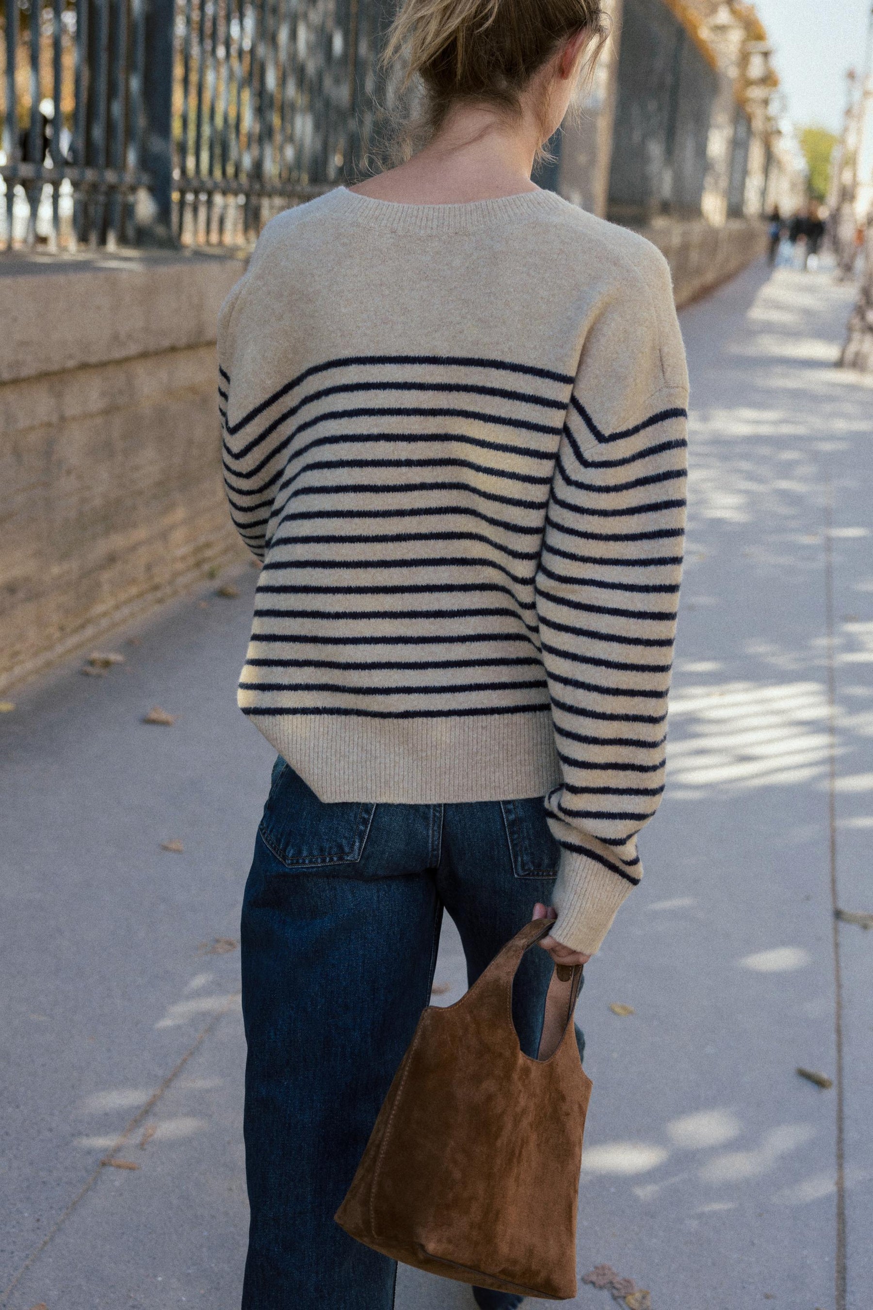 Striped Knit Jumper