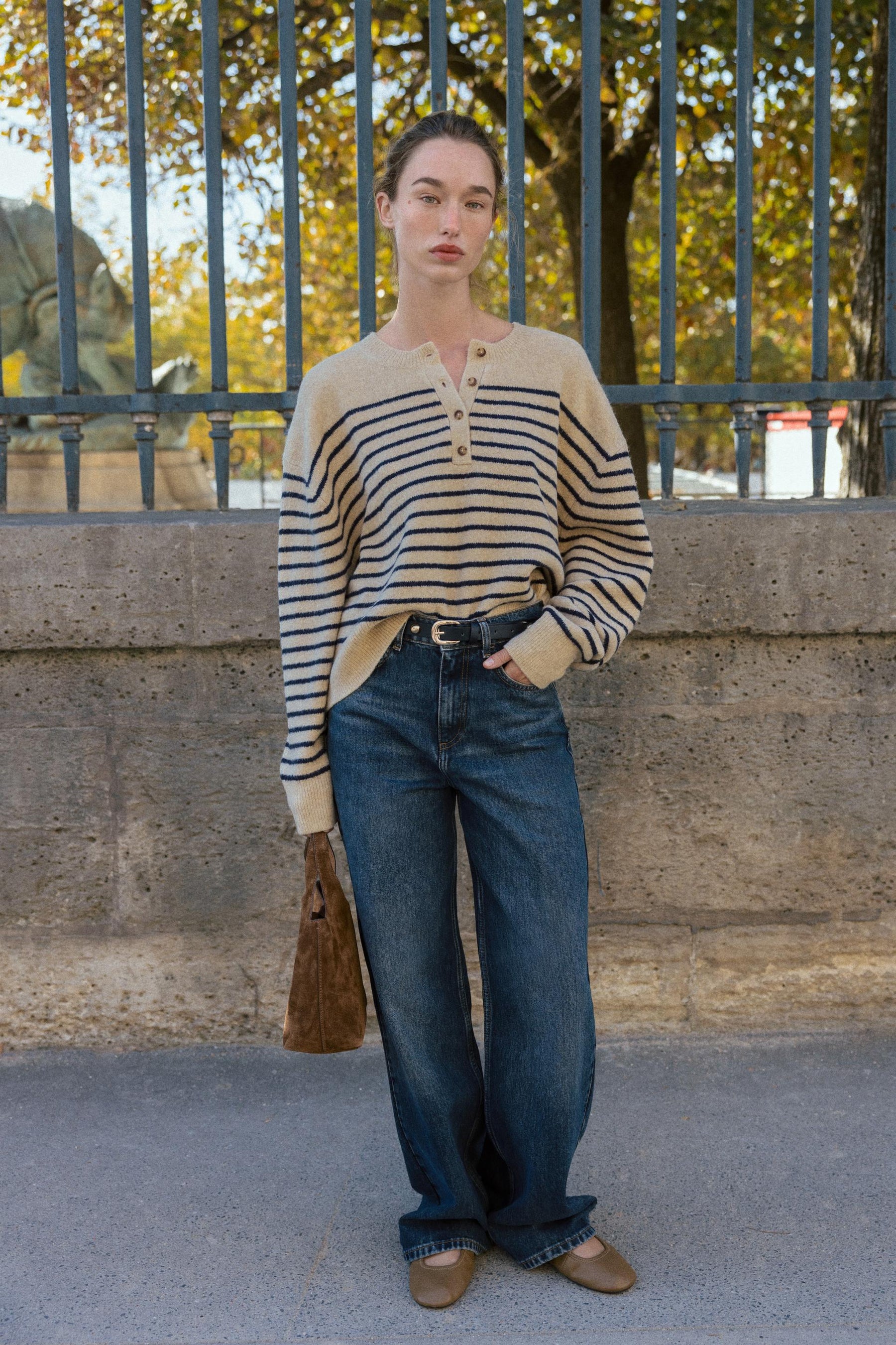 Striped Knit Jumper