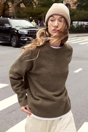 Soft-touch knit jumper