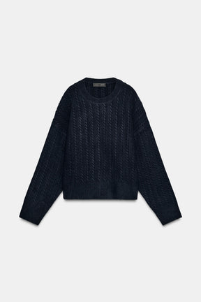 Cable-Knit Jumper