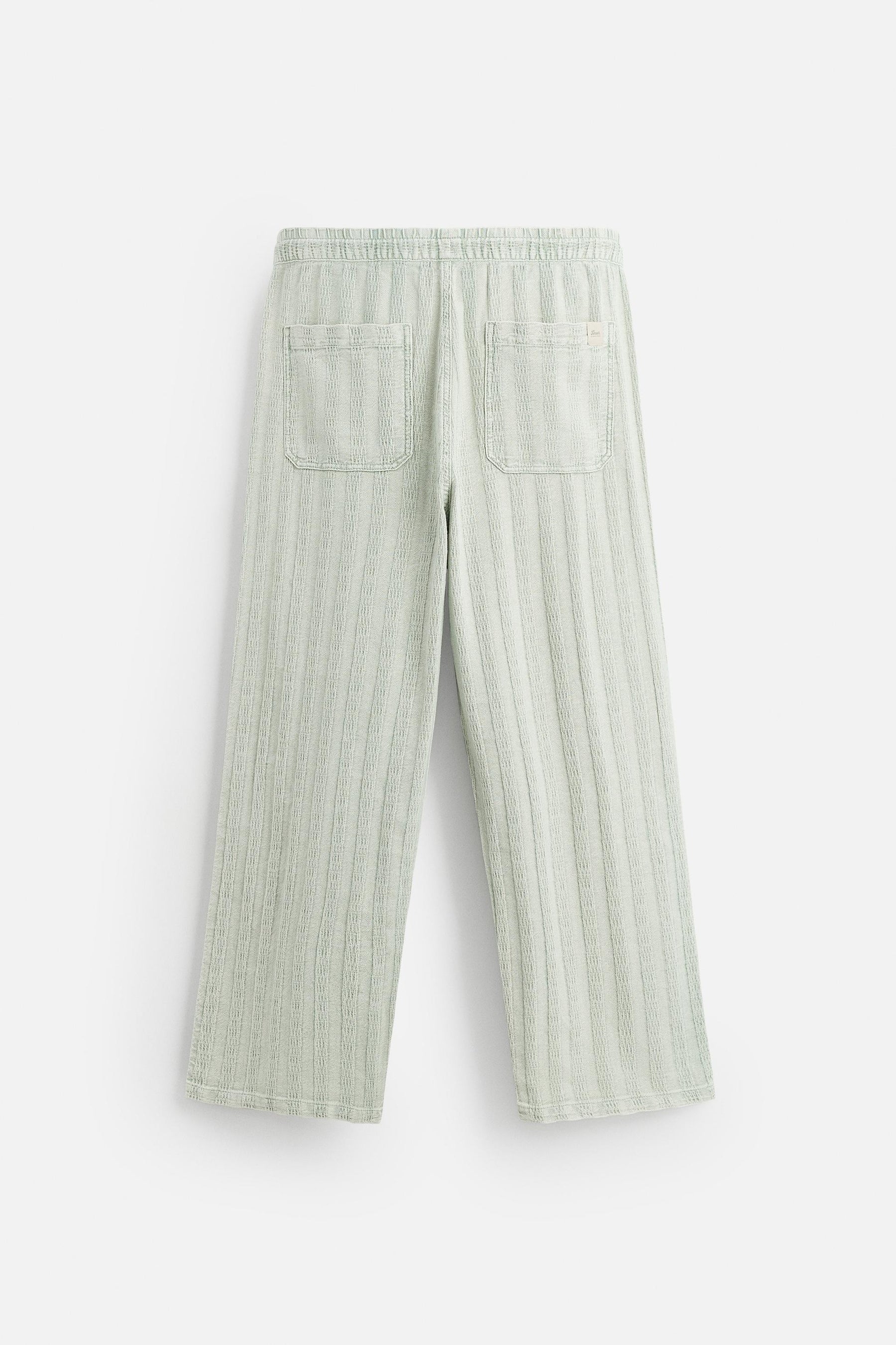 RELAXED FIT JACQUARD TROUSERS - Image 9