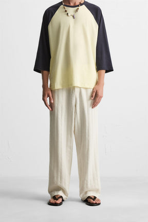 RELAXED FIT JACQUARD TROUSERS - Image 2