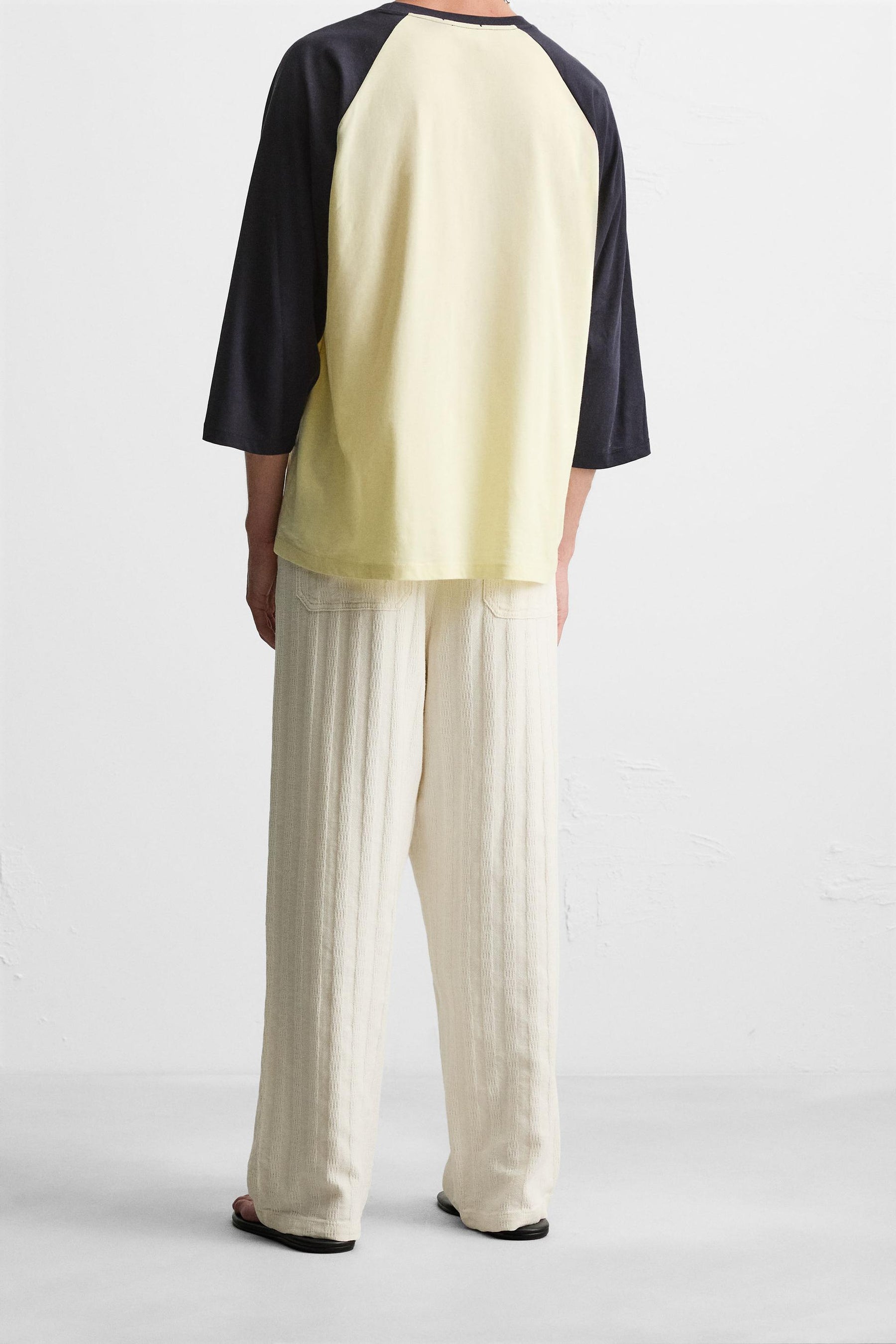 RELAXED FIT JACQUARD TROUSERS - Image 3