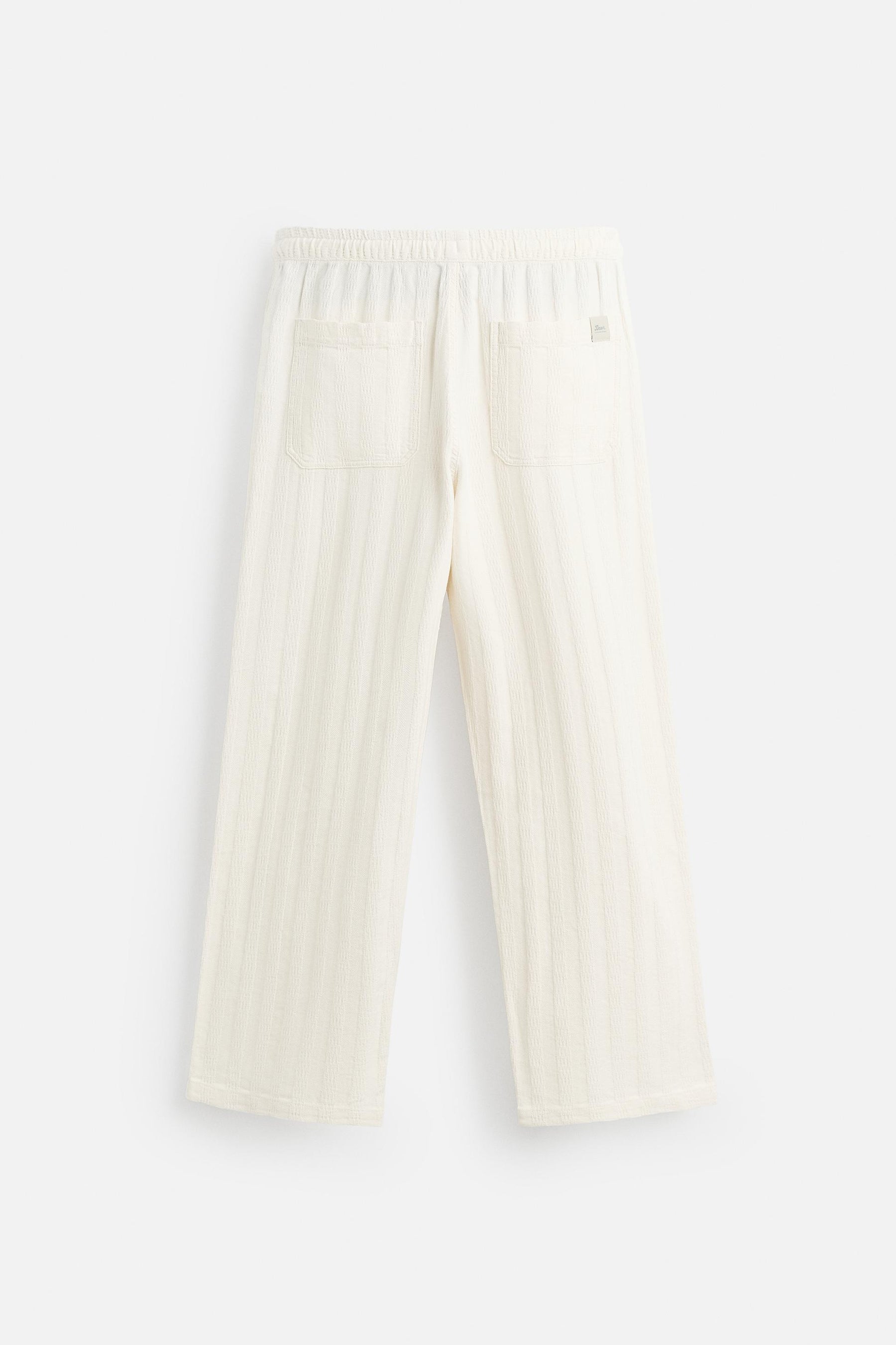 RELAXED FIT JACQUARD TROUSERS - Image 8