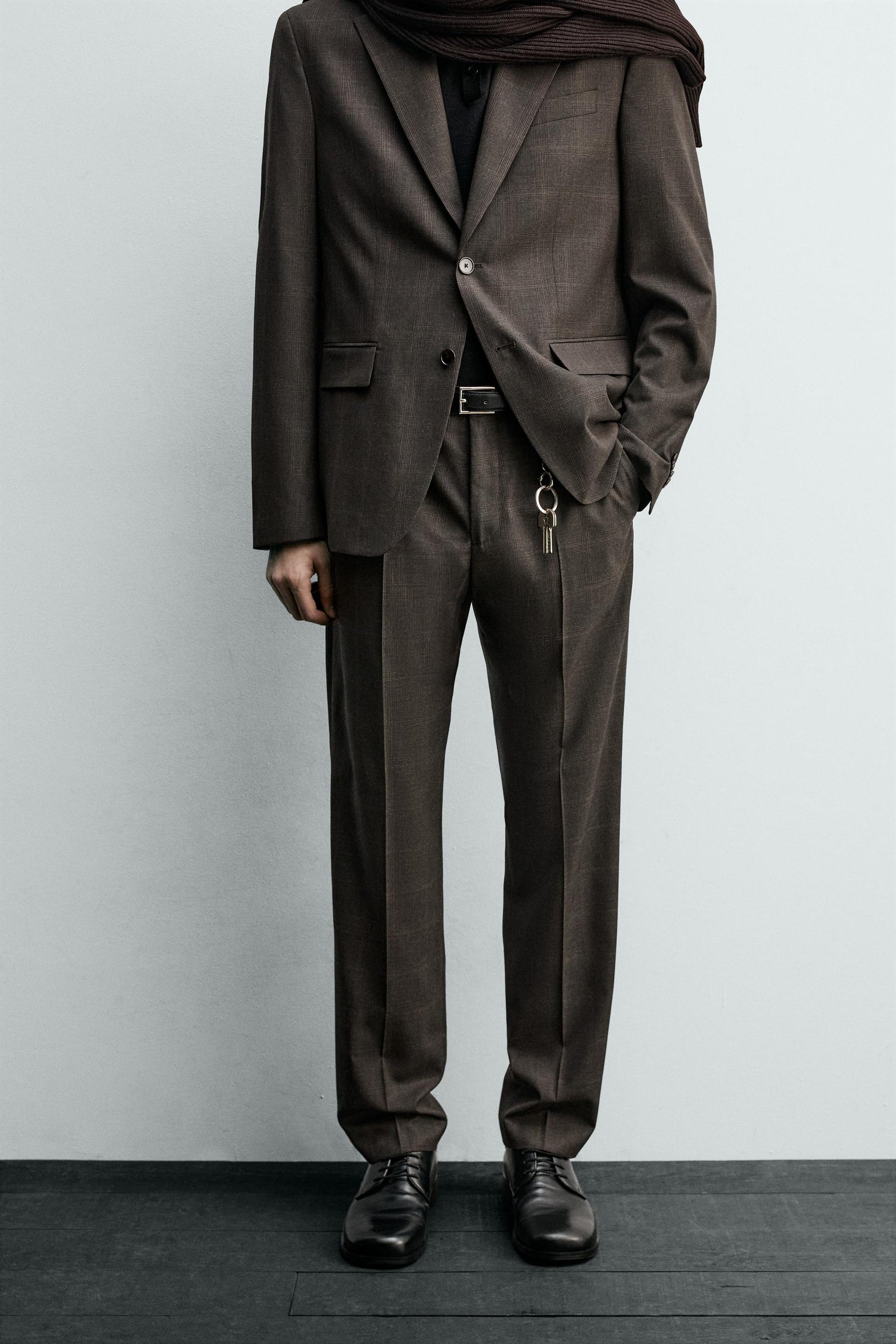 CHECK SUIT TROUSERS - Image 2