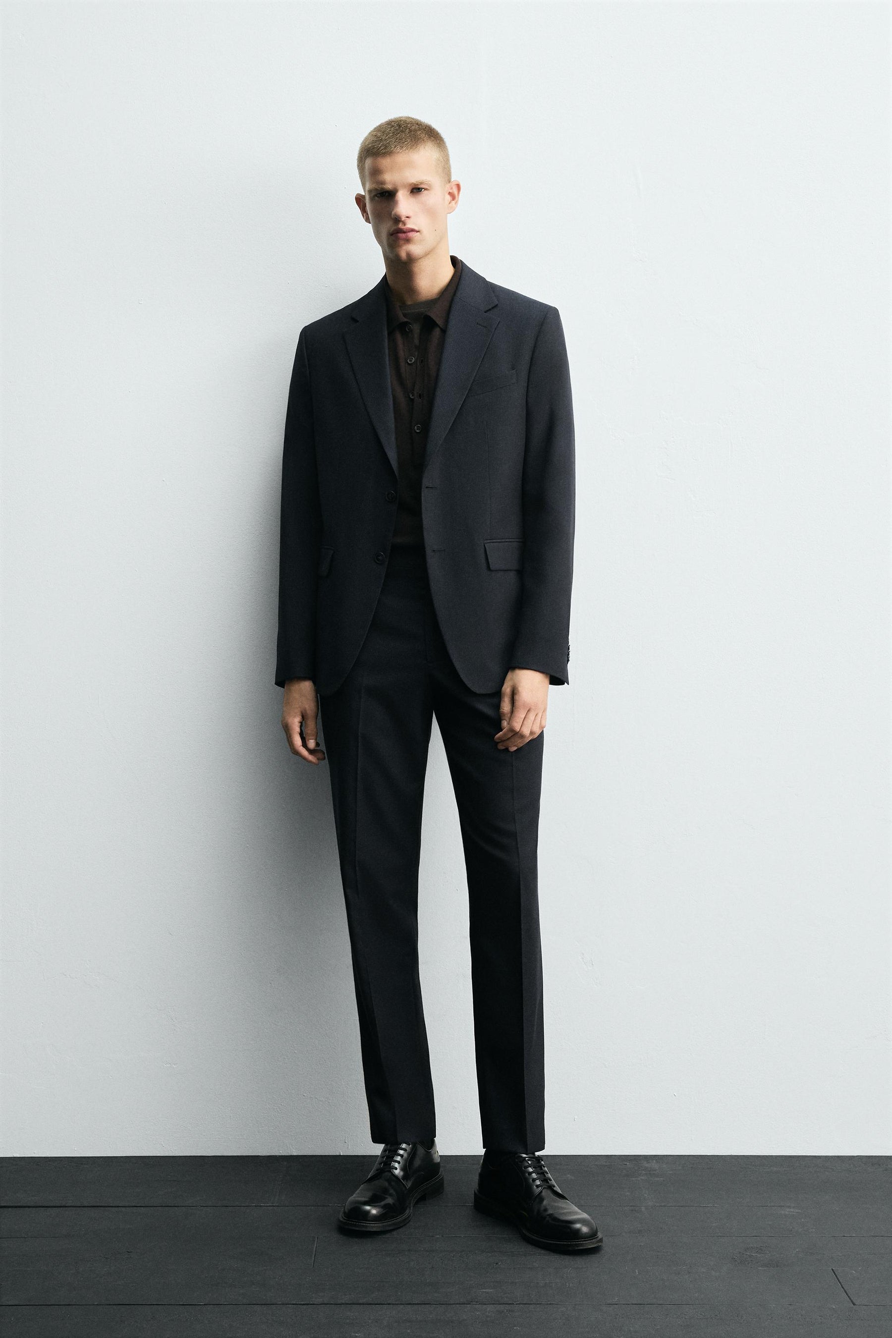 HOUNDSTOOTH SUIT BLAZER - Image 1