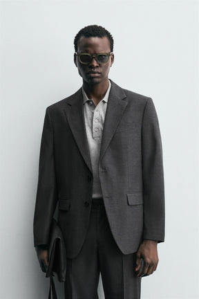 CHECK SUIT BLAZER - Image 2