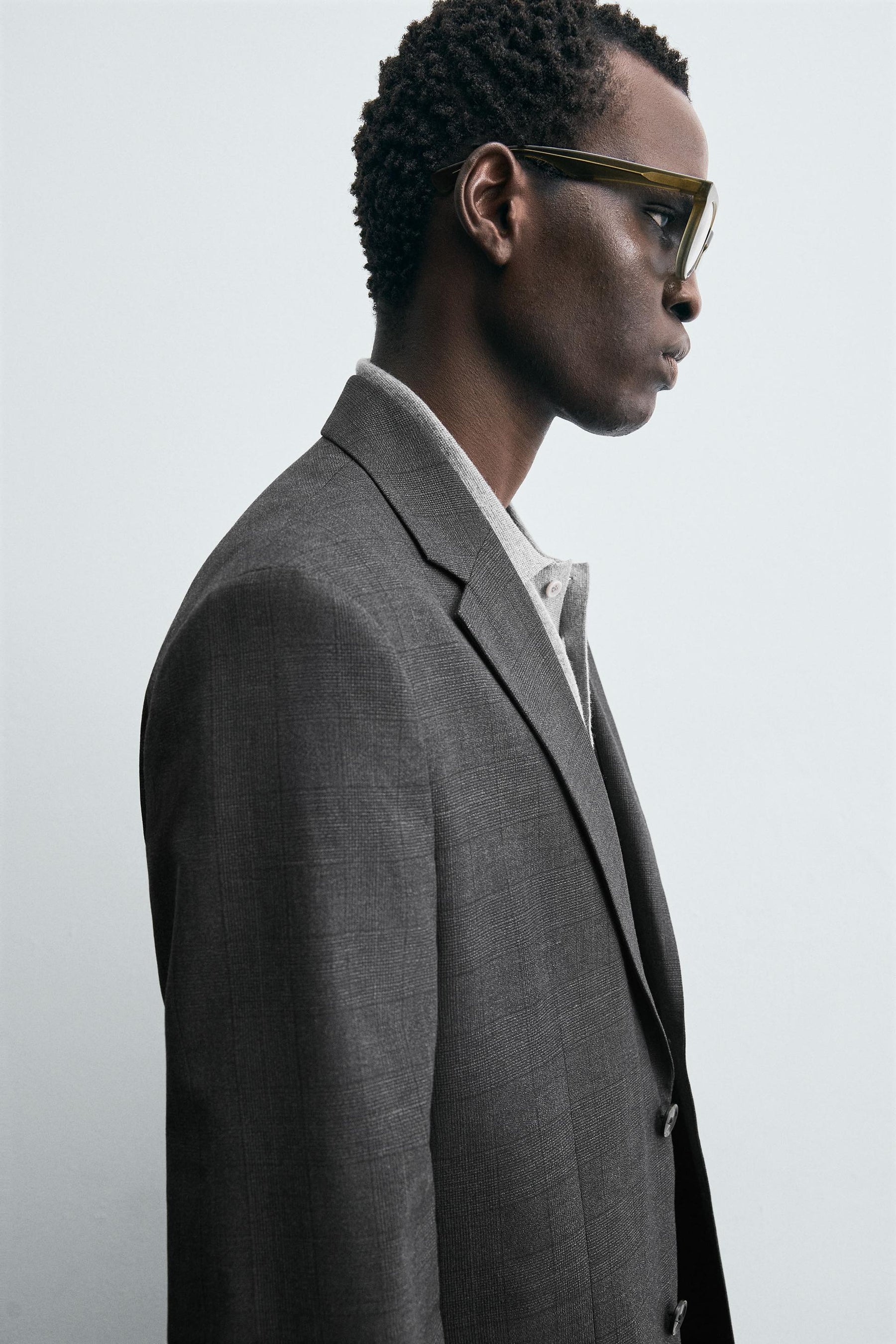 CHECK SUIT BLAZER - Image 6